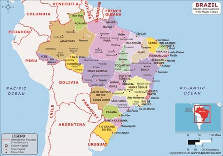 What is a major metropolitan and industrial area in Brazil?