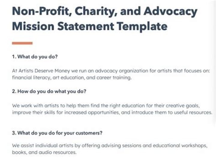 What is a mission statement UK?