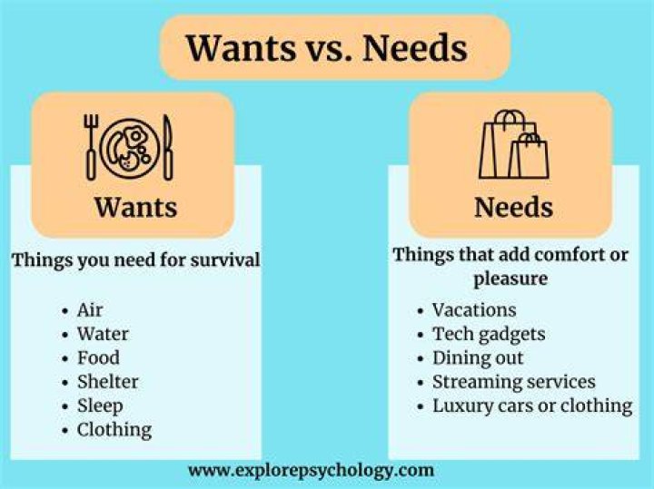 What is a need define and give an example?