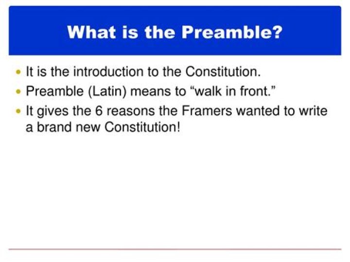 What is a preamble in insurance?