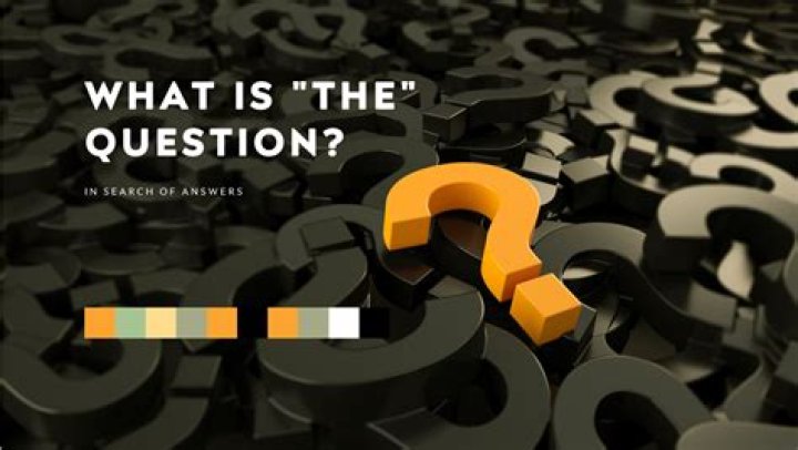 What is a question presented?