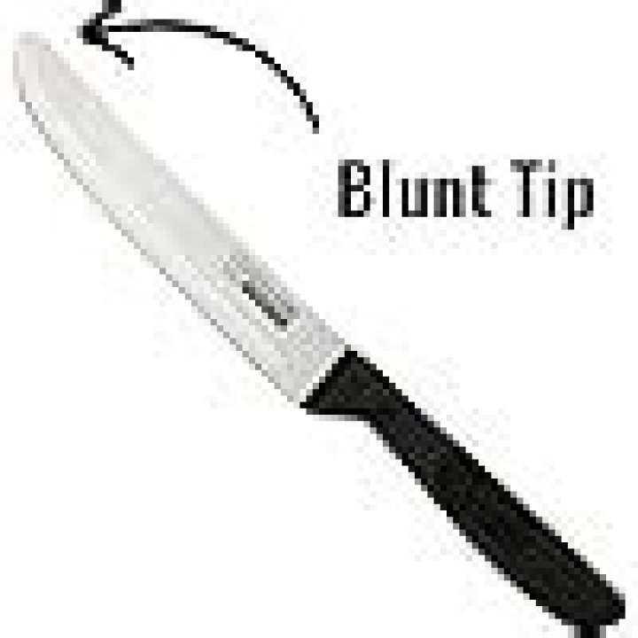 What is a rounded knife?