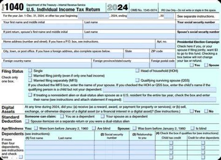 What is an amended 1040 called?
