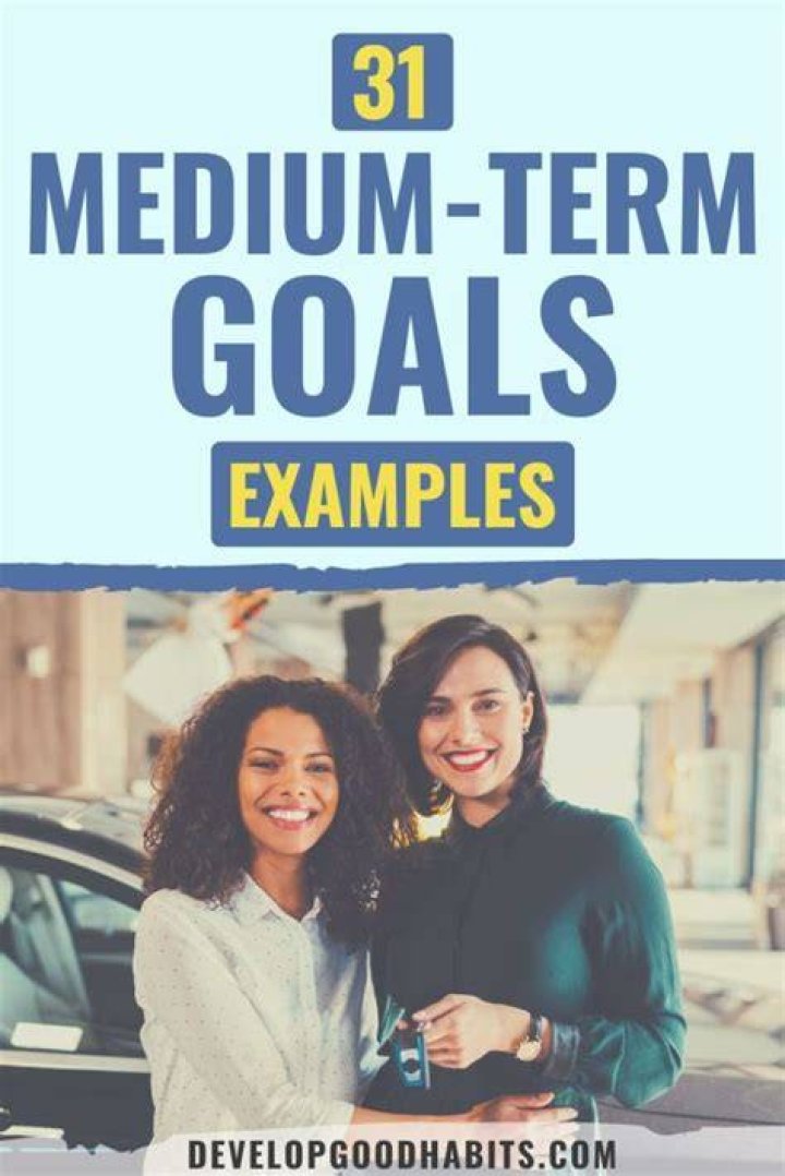 What is an example of a medium term goal?