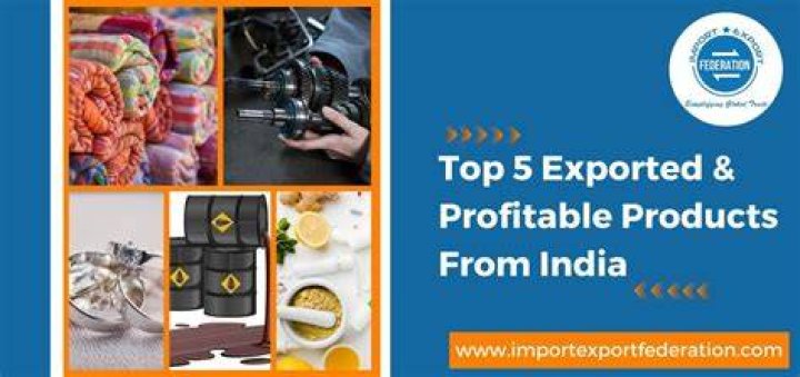What is an example of exported goods?