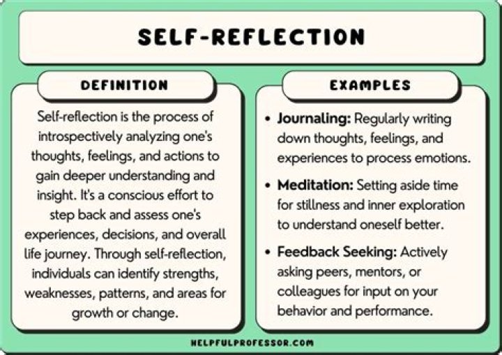 What is an example of self-improvement?