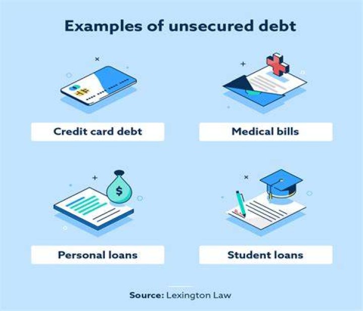 What is an unsecured debt?