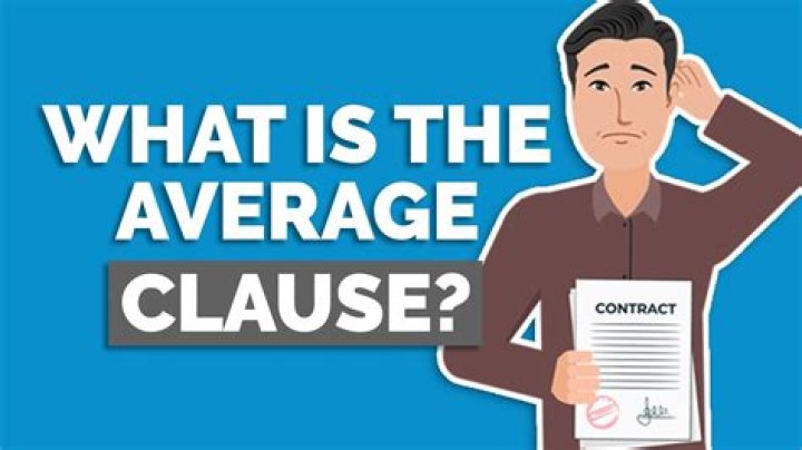 What is average clause when it is applied?