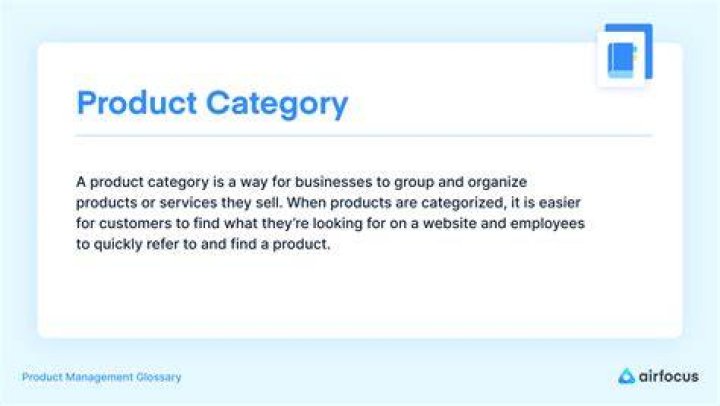 What is Category example?