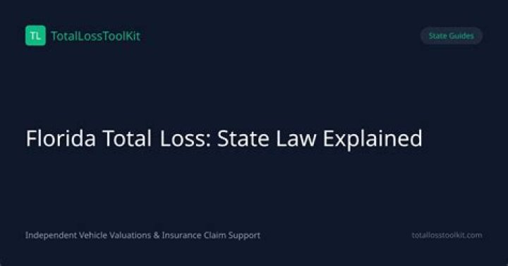 What is considered total loss in Florida?