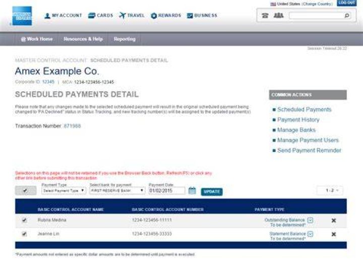 What is corporate remittance Amex?