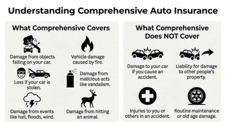 What is covered under comprehensive coverage?