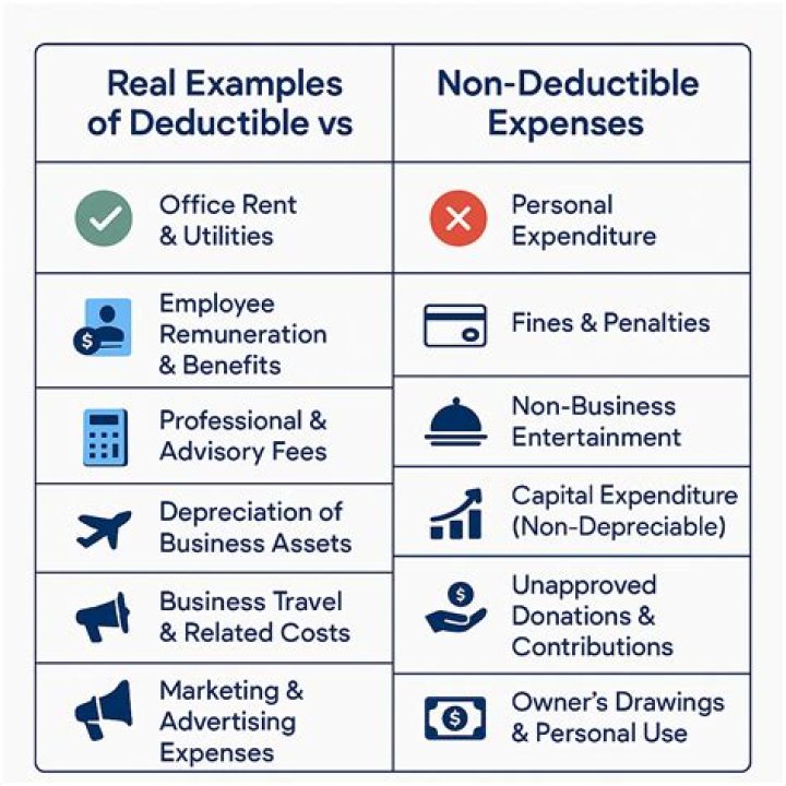 What is deductible non-deductible?