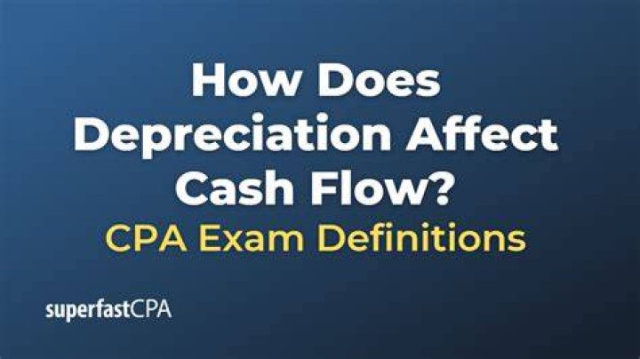 What is depreciation in cash flow?