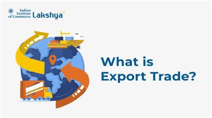 What is export in international trade?