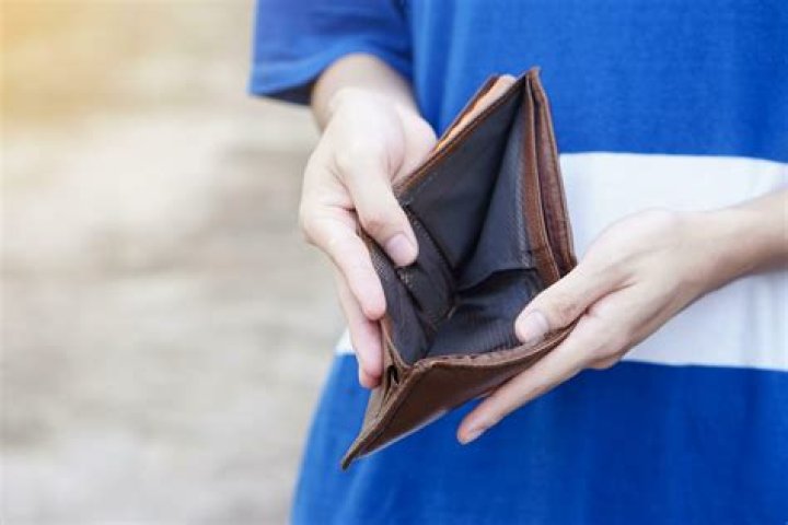 What is it called when a business has no money?