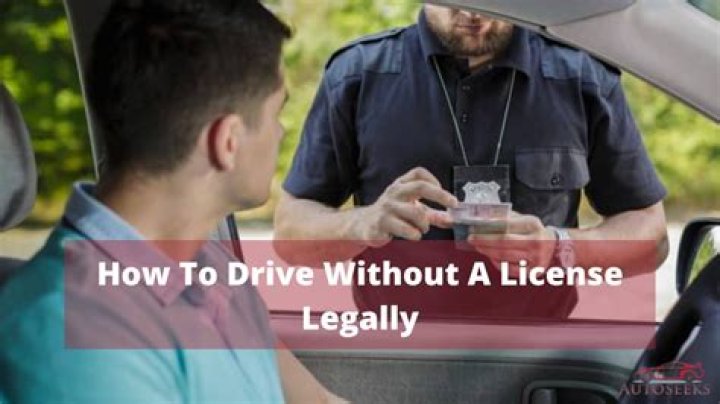 What is it called when you drive without a license?