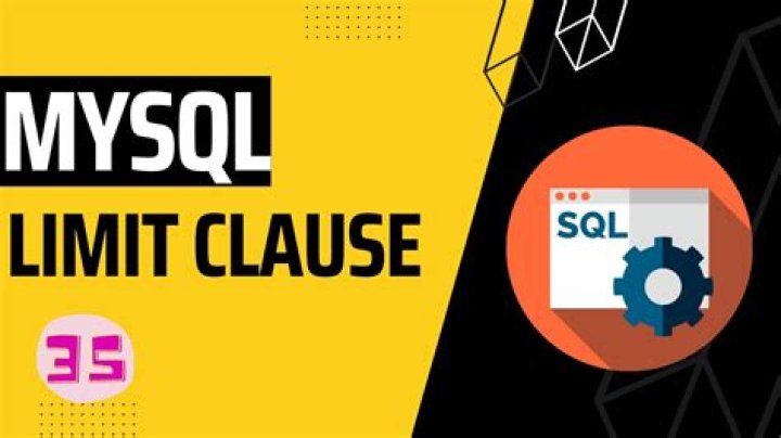 What is limit clause SQL?