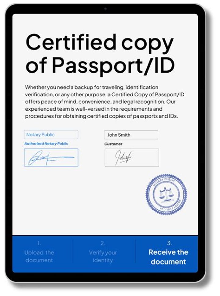 What is meant by certified copy?