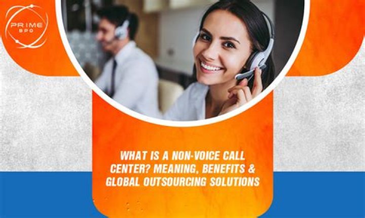 What is non voice in call center?