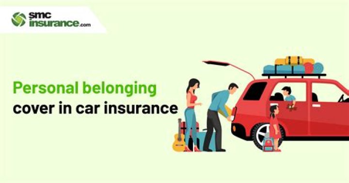 What is personal belongings cover car insurance?