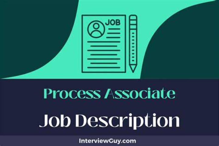 What is Process associate job description?