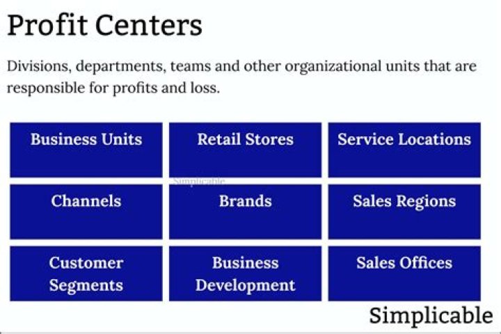 What is profit center and investment center?