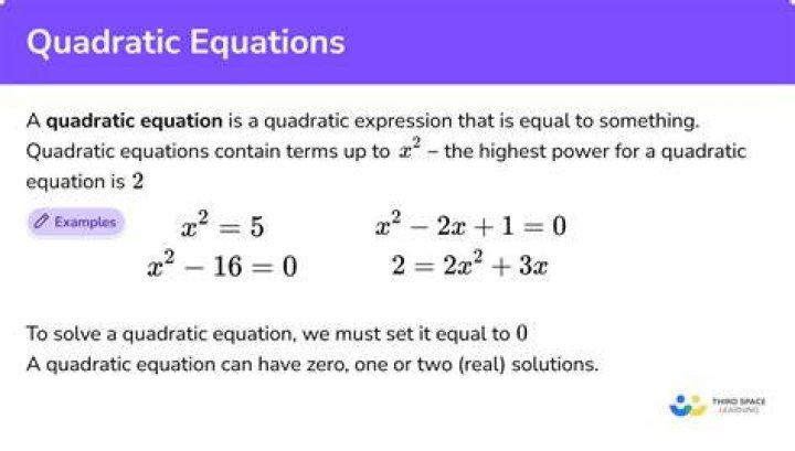 What is quadratic precipitant?
