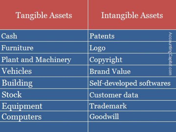 What is tangible and intangible asset?