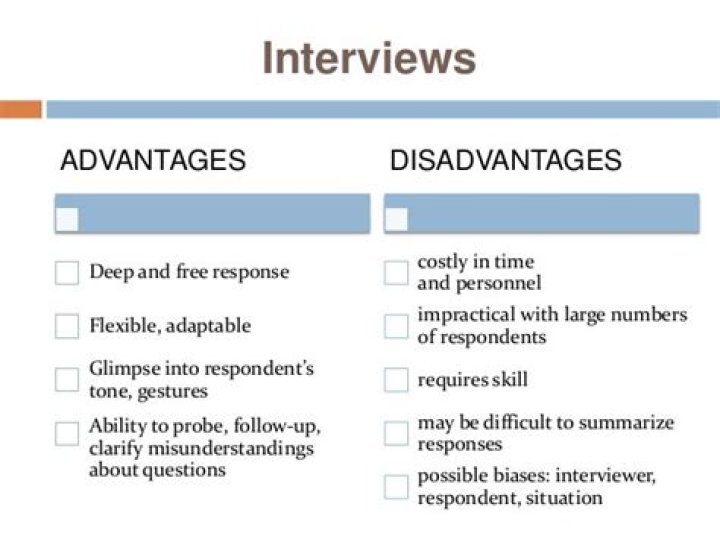 What is the advantage of interview from questionnaire?