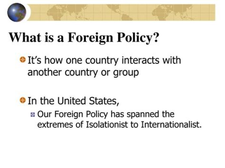 What is the basic goal of American foreign policy?