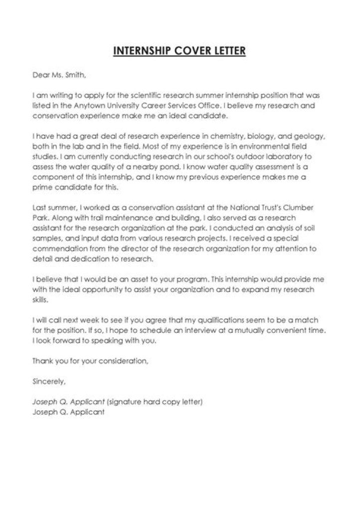 What is the best way to apply for an internship?