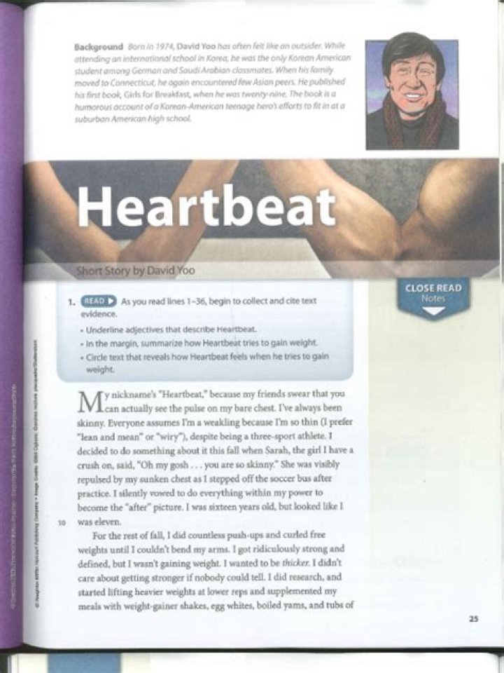 What is the conflict in heartbeat by David Yoo?