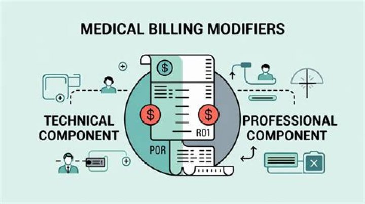 What is the difference between the technical component and professional component?