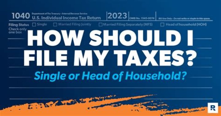 What is the difference in filing single or head of household?