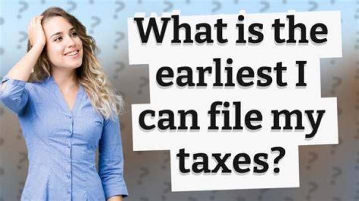What is the earliest I can file my 2021 taxes?