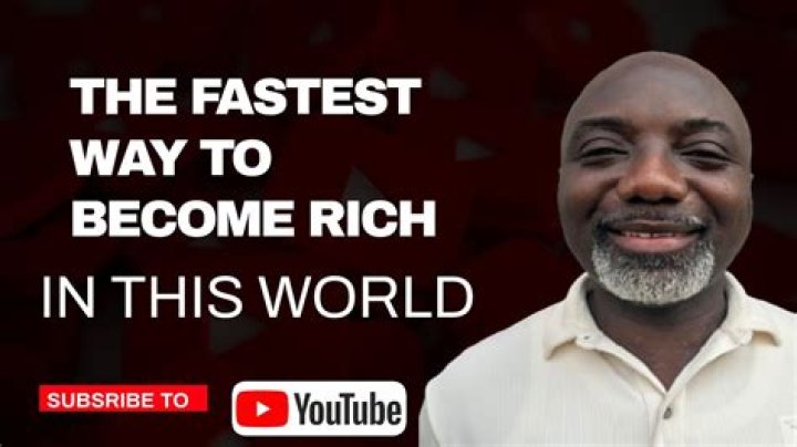 What is the easiest and fastest way to become rich?