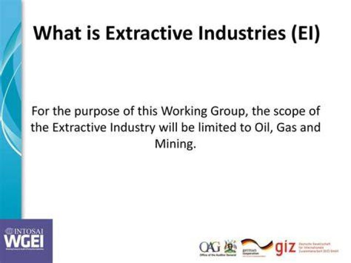 What is the example of extractive industries?