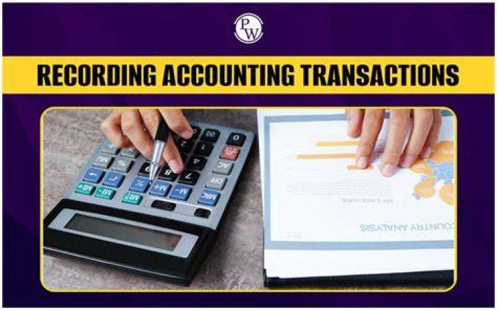 What is the first step in recording a transaction?