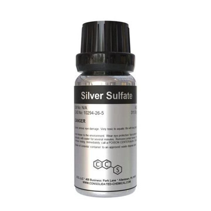 What is the formula silver sulfate?