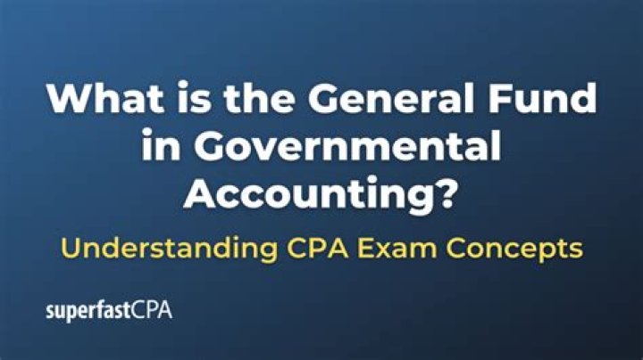 What is the General Fund used for?