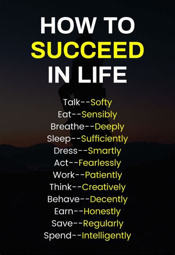 What is the greatest success in life?