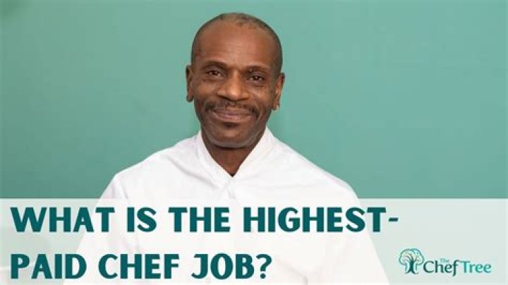 What is the highest paid chef job?