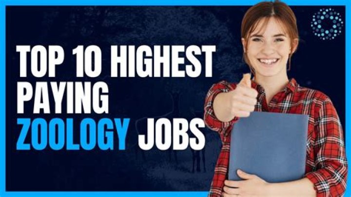 What is the highest-paying job in zoology?