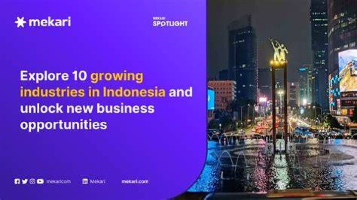 What is the largest industry in Indonesia?