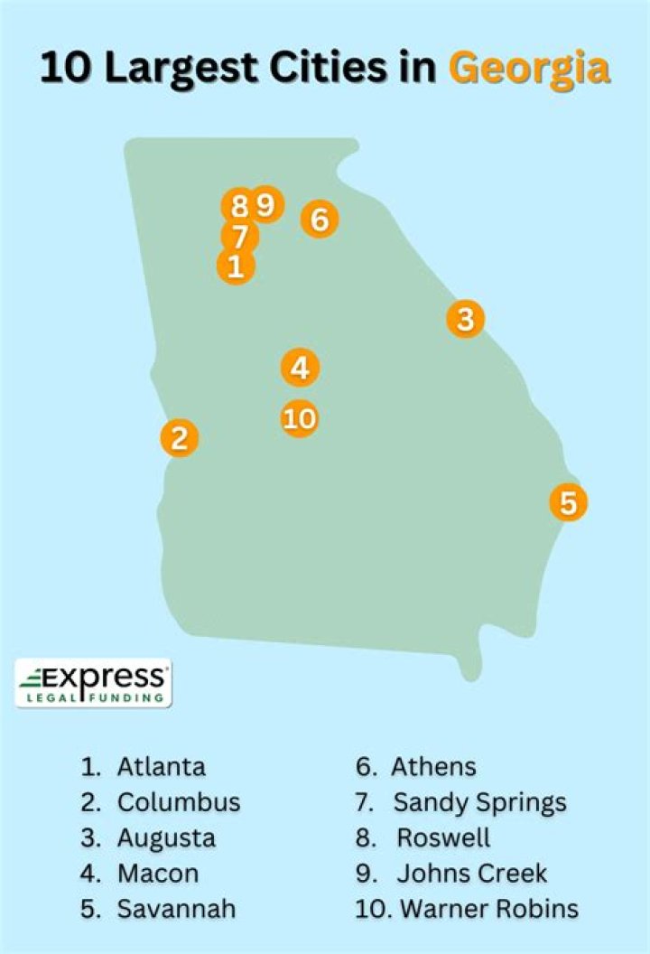 What is the main city in Georgia?