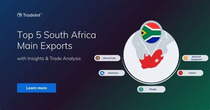 What is the main export of South Africa?