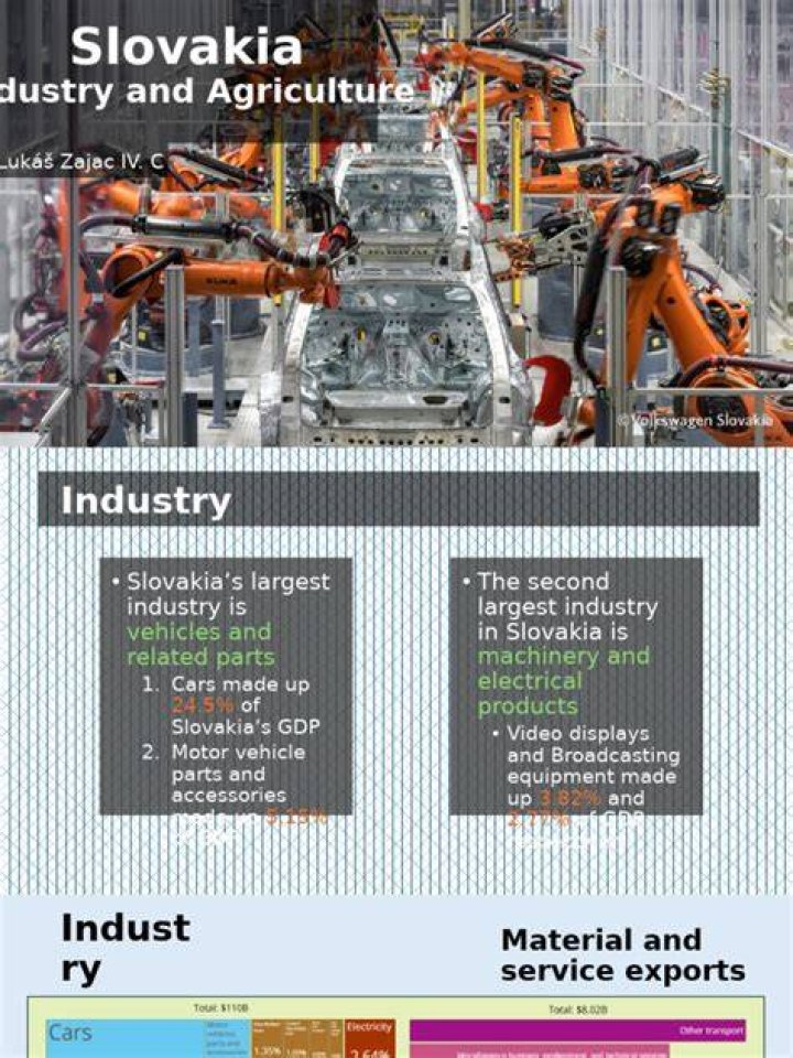 What is the main industry in Slovakia?