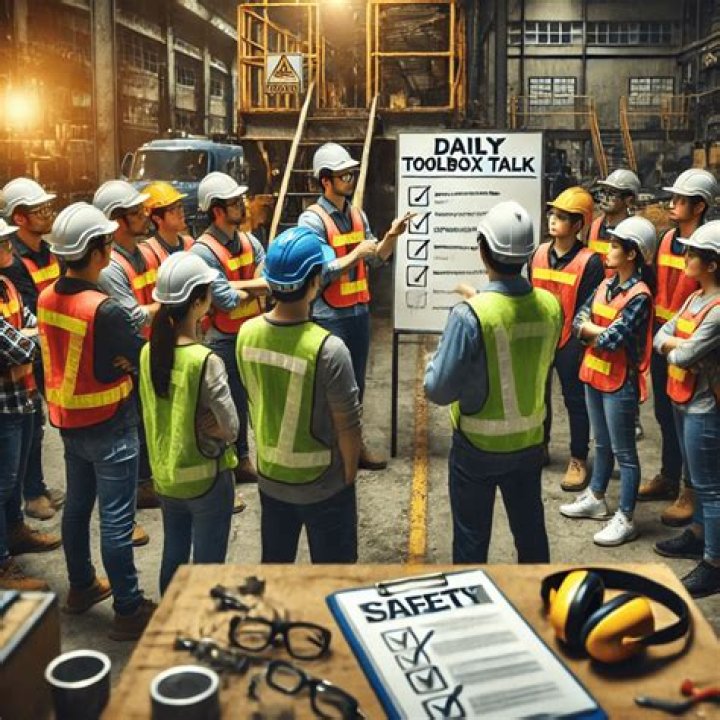 What is the main purpose of a safety and health meeting?