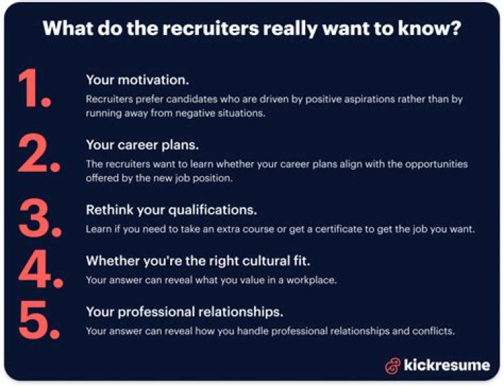 What is the main reason for looking for a new position?
